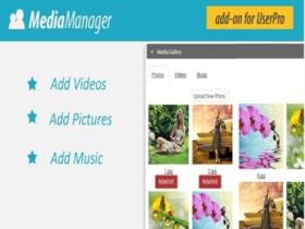 Plugin Media Manager for UserPro