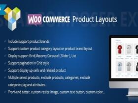 Plugin Woocommerce Products Layouts For Visual Composer