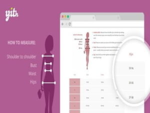 Plugin YITH Product Size Charts for WooCommerce Premium