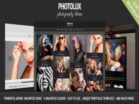 Theme Photolux Photography Portfolio Wordpress Theme