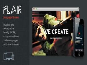 Theme Flair One Page Responsive Wordpress Theme