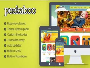 Theme Pekaboo For Wordpress Children Wordpress Theme
