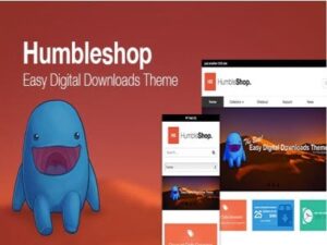 Theme Humbleshop Minimal Easy Digital Downloads Theme