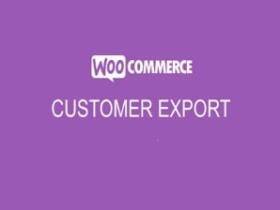 Plugin Woocommerce Order/Customer Csv Export