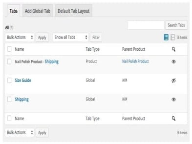 Plugin WooCommerce Tab Manager Plugin Woocommerce Tab Manager – Abbildung 1