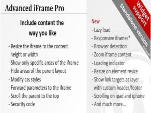 Plugin Advanced Iframe Pro