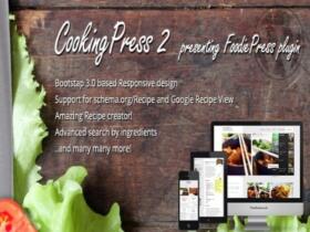 Theme Cookingpress – Recipe & Food Wordpress Theme