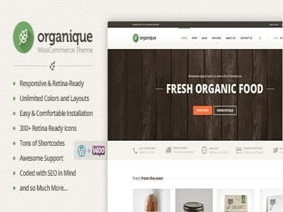 Theme Organique – WordPress Theme For Healthy Food Shop Theme Organique – Wordpress Theme For Healthy Food Shop