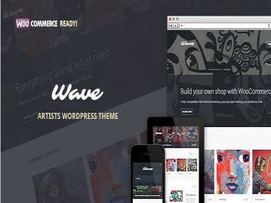 Theme Wave – WordPress Theme For Artists Theme Wave – Wordpress Theme For Artists