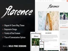 Theme Florence – A Responsive Wordpress Blog Theme