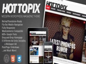 Theme Hot Topix – Modern Wordpress Magazine Theme