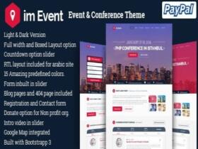 Theme Im Event – Event & Conference WordPress Theme Theme Im Event – Event & Conference Wordpress Theme