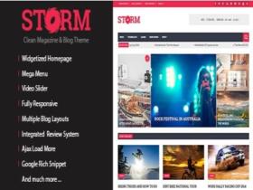 Theme Storm – Clean Magazine & Blog Theme
