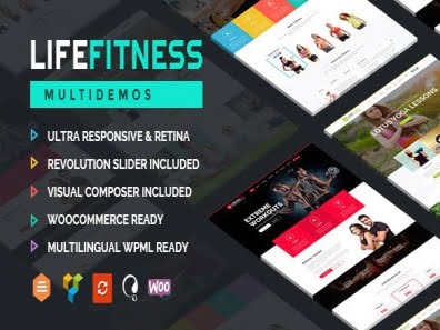 Theme Life Fitness – Gym&Sport WordPress Theme Theme Life Fitness – Gym&Sport Wordpress Theme