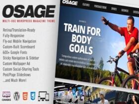 Theme Osage – Multi-Use Wordpress Magazine Theme