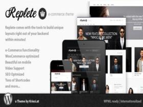 Theme Replete E-Commerce And Business