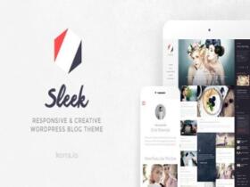 Theme Sleek – Responsive & Creative WordPress Blog Theme Theme Sleek – Responsive & Creative Wordpress Blog Theme