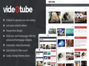 Theme Videotube – A Responsive Video Wordpress Theme