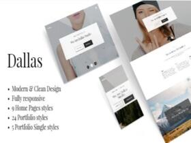 Theme Dallas – Minimal Portfolio & Business Theme Theme Dallas – Minimal Portfolio & Business Theme
