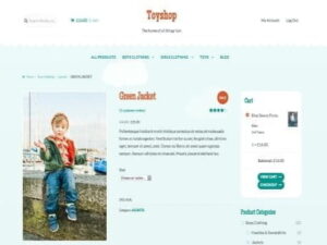 Theme Woothemes Toyshop Storefront Woocommerce Theme