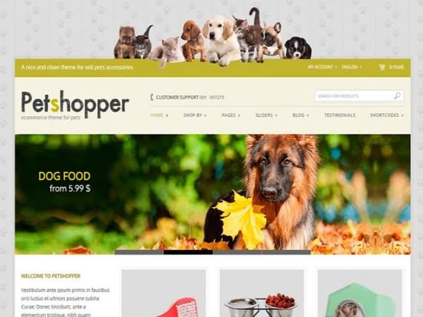 Theme YITH Petshopper Premium WooCommerce Themes Theme Yith Petshopper Premium Woocommerce Themes – Abbildung 1