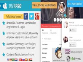 Plugin Userpro – User Profiles With Social Login