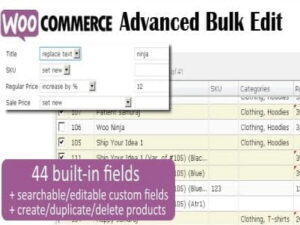 Plugin Woocommerce Advanced Bulk Edit