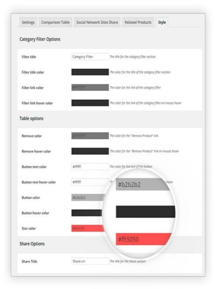 Plugin YITH WooCommerce Compare Premium Plugin Yith Woocommerce Compare Premium – Abbildung 3