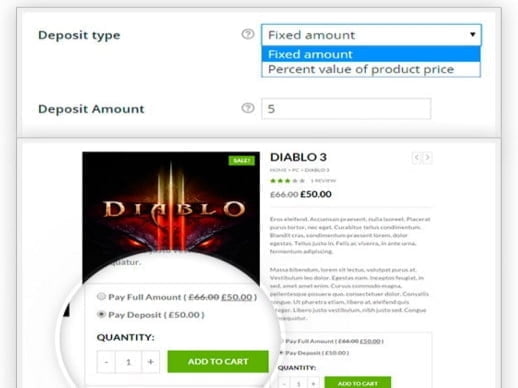 Plugin YITH WooCommerce Deposits And Down Payments Premium Plugin Yith Woocommerce Deposits And Down Payments Premium – Abbildung 1