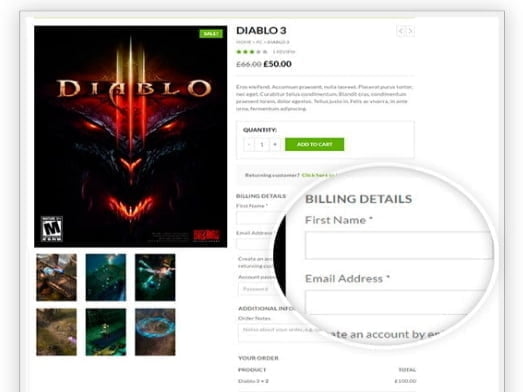 Plugin YITH WooCommerce Quick Checkout For Digital Goods Premium Plugin Yith Woocommerce Quick Checkout For Digital Goods Premium – Abbildung 2