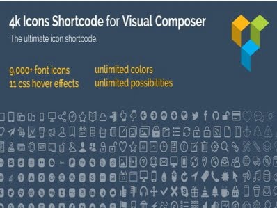 Plugin 4K Icon Fonts For Visual Composer Plugin 4K Icon Fonts For Visual Composer