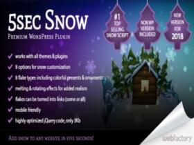 Plugin 5Sec Snow Wordpress Plugin