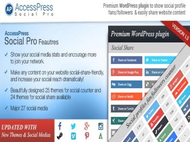 Plugin AccessPress Social Pro WordPress Plugin Plugin Accesspress Social Pro Wordpress Plugin