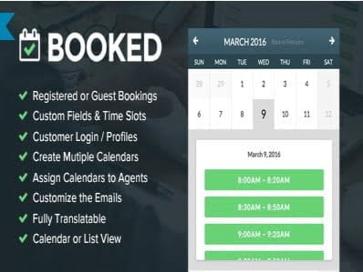 Plugin Booked Appointments – Appointment Booking For WordPress Plugin Booked Appointments – Appointment Booking For Wordpress