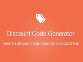 Plugin Easy Digital Downloads Discount Code Generator Addon