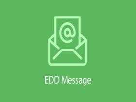 Plugin Easy Digital Downloads Message Addon