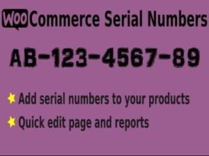 Plugin Easy Serial Numbers For Woocommerce – Wordpress Plugin