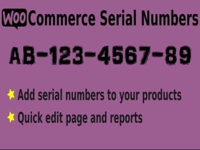 Plugin Easy Serial Numbers For WooCommerce – WordPress Plugin Plugin Easy Serial Numbers For Woocommerce – Wordpress Plugin