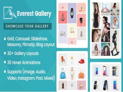 Plugin Everest Gallery – Responsive WordPress Gallery Plugin Plugin Everest Gallery – Responsive Wordpress Gallery Plugin