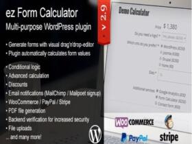 Plugin Ez Form Calculator – WordPress Plugin Plugin Ez Form Calculator – Wordpress Plugin