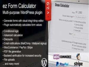 Plugin Ez Form Calculator – Wordpress Plugin