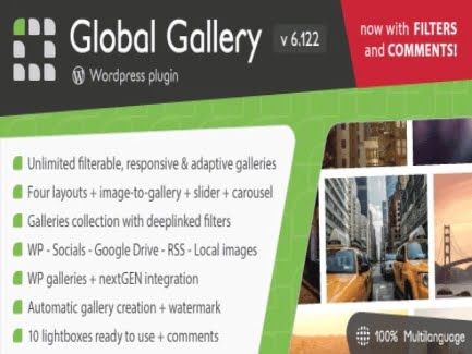 Plugin Global Gallery – WordPress Responsive Gallery Plugin Global Gallery – Wordpress Responsive Gallery