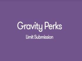 Plugin Gravity Perks Limit Submissions Plugin Gravity Perks Limit Submissions