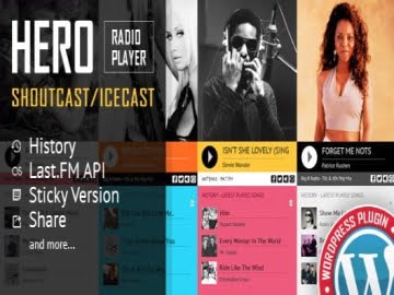 Plugin Hero – Shoutcast And Icecast Radio Player With History Plugin Plugin Hero – Shoutcast And Icecast Radio Player With History Plugin