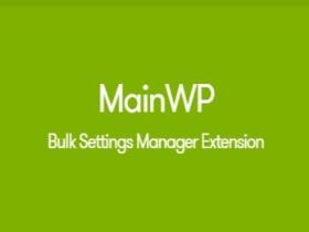 Plugin Mainwp Bulk Settings Manager Extension