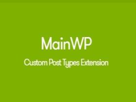 Plugin MainWP Custom Post Types Extension Plugin Mainwp Custom Post Types Extension
