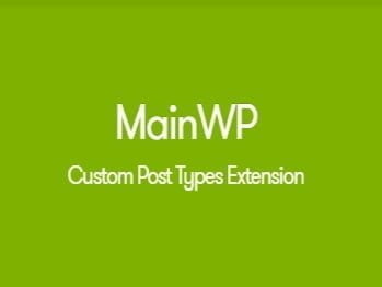 Plugin MainWP Custom Post Types Extension Plugin Mainwp Custom Post Types Extension