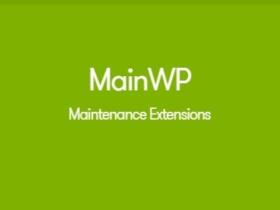 Plugin MainWP Maintenance Extension Plugin Mainwp Maintenance Extension