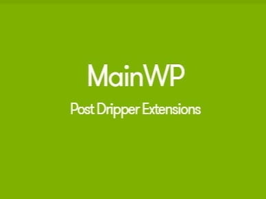 Plugin MainWP Post Dripper Extension Plugin Mainwp Post Dripper Extension