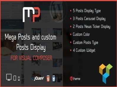 Plugin Mega Posts Display For Visual Composer Plugin Mega Posts Display For Visual Composer